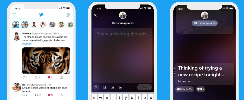 Twitter signe la fin des Fleets, huit mois seulement après leur lancement Twitter signe la fin des Fleets, huit mois seulement après leur lancement